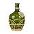 Vaso Fumê Verde Com Folha em Vidro TB-55 C - Imagem 2