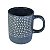 Caneca Pingos Azul em Cerâmica 350 ml TD-95 B - Imagem 4