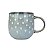 Caneca Round Cinza Pingos em Cerâmica 400 ml TD-96 A - Imagem 2