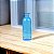 Vaso Garrafa Transparente Azul em Vidro TF-11 - Imagem 1