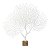 Coral Artificial Branco com Suporte 66 cm TI-05 - Imagem 3