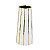 Vaso Linhas Gold Branco G TD-11 - Imagem 2
