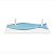 Porta Guardanapos Peixe Azul Resina XN-50 B - Imagem 1