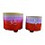 JG c/2 Vaso Degrade Vermelho e Roxo TJ-04D - Imagem 1