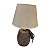 Abajur De Ceramica Efeito Pedra Marrom TK-32 - Imagem 4