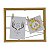 Porta Retrato Varal Em Madeira Bege TK-78B - Imagem 2