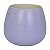 Vaso Em Ceramica Roxa Com Textura De Bolinhas TK-91F - Imagem 1