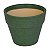Vaso Ceramica Com Borda Verde Escuro TL-56F - Imagem 1