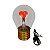 Lampada Plastica Coração TM-44 - Imagem 4