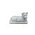 Enfeite Vaca Branca com Base SB-07 - Imagem 1