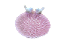 Enfeite Flor Rosa com Pássaros TL-92 - Imagem 1