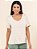 Blusa "Leve" Listrada Manga Curta Decote V - Imagem 1