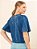 Blusa "Serena" Manga Curta Blusê Decote V - Imagem 2