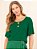 Blusa "Livre" Manga Curta Decote Gota - Imagem 1