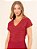 Blusa "Confiante" Japonesa Decote V Bainha com Coulissé - Imagem 4