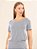 Blusa "Serena" Manga Curta Blusê Listrada - Imagem 2