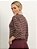 Blusa "Vibrações" Listrada Manga ¾ - Imagem 2