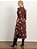 Vestido "Vibrações" Chemise Midi Mangas ¾ Estampado - Imagem 2