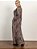 Vestido "Emoções" Longo com Cinto Manga Longa - Imagem 2