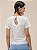 Blusa "Liberdade" Manga Curta Bordado Linhas - Imagem 2