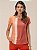 Blusa "Natural" Japonesa Franzido Lateral - Imagem 1