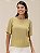 Blusa "Respiro" Manga Curta Texturizada - Imagem 1