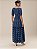 Vestido "Pausa" Chemise Longo com Babado - Imagem 2