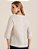 Blusa "Horizonte" Mangas ¾ Bordada - Imagem 2