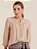 Camisa "Sussurro" Mangas ¾ pregas - Imagem 1