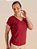 Blusa Orientar Japonesa Assimetria Com Franzido - Imagem 1