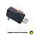 Chave Micro Switch KW11-7 250v 16a com Alavanca de 14mm e Roda - Imagem 3