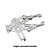 Garra Robótica Metálica para Servos MG995/MG996 - Imagem 1