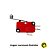 Chave Micro Switch com Rolete V-156-1C25 15A - Imagem 2