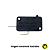 Chave Micro Switch KW1-103 250V 16A - Imagem 1
