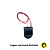 Suporte para Bateria CR2025 CR2032 com Botão ON/OFF - Imagem 3