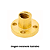 Castanha Para Fuso Trapezoidal TR8 Passo 2mm - Imagem 1