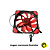 Ventilador Cooler 12025 DC 12V com LED - Imagem 1