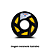Filamento ABS 1,75mm 1Kg Amarelo GTMax3D - Imagem 1