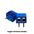 Conector Borne KRE 2 Vias Azul - Imagem 1