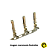 Terminal para Alojamento Macho Mini Fit 4,20mm - Imagem 2