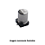 Capacitor Eletrolítico SMD  10uF 25V 105°C - Imagem 1