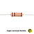 Resistor de Fio 5% 5W AC05 1R - Imagem 1