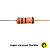 Resistor de Fio 5% 5W AC05 10R - Imagem 1