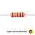 Resistor de Fio 5% 5W AC05 22R - Imagem 1