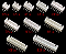 Conector JST XH 2.54mm Macho 90º - Imagem 1