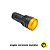 Sinaleiro Indicador C/ Led 24V - AD16-16C - Amarelo 16mm - Imagem 2