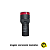 Sinaleiro Indicador C/ Led 220V - AD16-16C - Vermelho 16mm - Imagem 2
