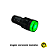 Sinaleiro Indicador C/ Led 220V - AD16-16C - Verde 16mm - Imagem 3