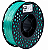 Filamento PLA Silk 3NSilk 1,75mm 1Kg Verde Malaquita 3N3 - Imagem 1