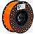 Filamento PLA Silk 3N3 1,75mm 1Kg Laranja Papaya - Imagem 1